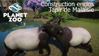 Planet Zoo Southeast Asia Animal Pack Enclos Tapir de Malaisie Malayan Tapir habitat [upl. by Norreht205]