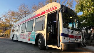 Front Window Ride  SEPTA Route 64 Full Route To Pier 70 With DE40LFR 8459 [upl. by Dino]