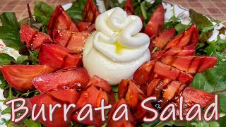 Burrata Salad Салат с Сыром Буррата и Помидорами украсит любой Праздничный Стол [upl. by Razaile]