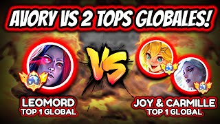 ¡AVORY ENFRENTA EL PODER DE 2 TOPS GLOBALES ¡EL MEJOR LEOMORD DE LA HISTORIA  MOBILE LEGENDS [upl. by Vokaay]