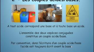 Chimie 1°S Les acides et les bases [upl. by Sheley733]