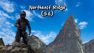 Climbing The Sharkstooth  Rocky Mountain National Park Colorado [upl. by Mak]