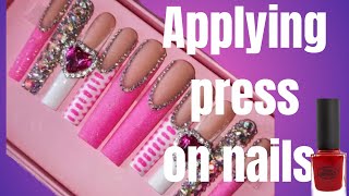 How to fix stick on nails pressonnails [upl. by Kevon]