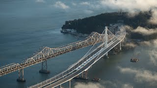 Three Years of Construction the Bay Bridge  Time Lapse [upl. by Jerad565]