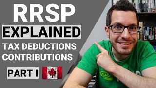 RRSP Explained Part 1  Tax Deductions amp Contribution Room  Canadian Tax Guide Chapter 3 [upl. by Pamella]