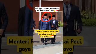 Menteri terhebat jaman ini pakai Peci gaya Soeharto BERKHARISMA🇮🇩 [upl. by Nohsar]