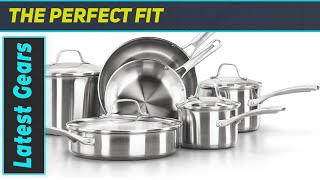 Calphalon Stainless Steel Cookware Set The Best BudgetFriendly Option for Every Kitchen [upl. by Neeluqcaj]