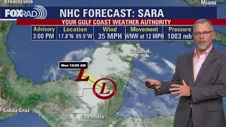 Tropical Storm Sara downgrades to Tropical Depression  Tropical Weather Forecast [upl. by Anual]