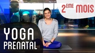 Yoga prénatal  2ème mois de grossesse [upl. by Aneeuq506]