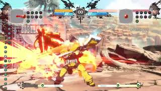 GGST sol season 4 5H BR FRRC jSD fullscreen fafnir loop combo [upl. by Gniw233]