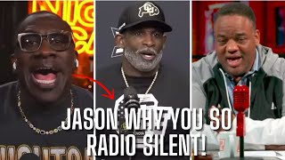 Shannon Sharpe CALLS OUT Jason Whitlock amp Deion Sanders Haters After Utah Win quotWHY HE RADIO SILENTquot [upl. by Anitsrhc369]