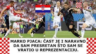 MARKO PJACA ČAST JE I NARAVNO DA SAM PRESRETAN ŠTO SAM SE VRATIO U REPREZENTACIJU [upl. by Hgielsel]