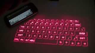 Magic Cube Laser Projection Holographic Keyboard Review [upl. by Boudreaux663]