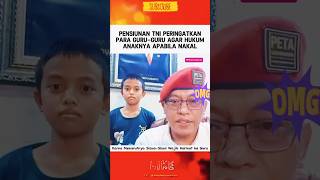 PENSIUNAN TNI PERINGATKAN PARA GURU tni tniad tniindonesia beritaterkini viralvideo shorts [upl. by Alicea271]