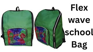 How to sew a school backpack school bag easily [upl. by Barbra]