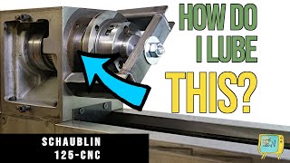 How would YOU lube it Schaublin lathe spindle removal [upl. by Learsiy]