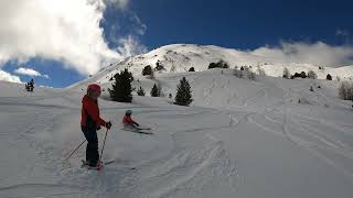 Powder Day Bliss OffPiste Adventure in Vercorins Stunning Landscape [upl. by Eeliak]