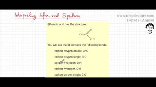 Interpreting Infrared Spectroscopy [upl. by Sioled]