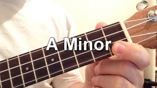 How to play A Minor chord on the ukulele [upl. by Christiana723]