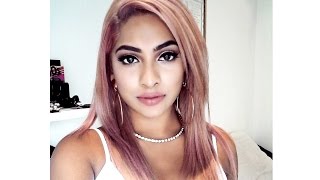 ROSE GOLD MAKEUP TUTORIAL  South African Youtuber [upl. by Dalston]