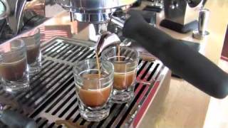 Playing with Shot Variables on La Marzocco GS3 [upl. by Attela]