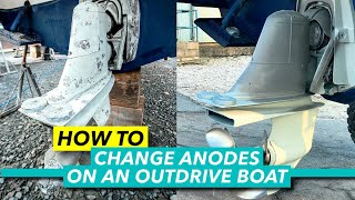 How to change anodes on an outdrive boat  Motor Boat amp Yachting [upl. by Bunni]