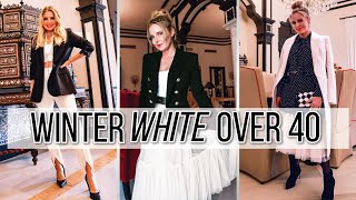 10 Winter White Outfits You’ll Want To Wear in 2022 Over 40 Style [upl. by Eniamzaj151]