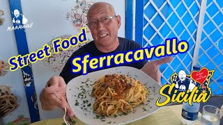 Sreet Food Sferracavallo  Palermo  Sicilia [upl. by Thgirw700]