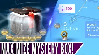 HOW TO MAXIMIZE YOUR MYSTERY BOX Complete Guide to Get More Meltan Candy for Every Box You Open [upl. by Soph]