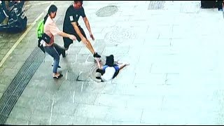 Curious Boy Falls into Manhole in Southwest China City [upl. by Celina111]