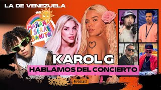 Karol G concierto en VENEZUELA x SERVANDO Y FLORENTINO  Micro TDH amp ELENA ROSE  Caracas en el 2000 [upl. by Jose]