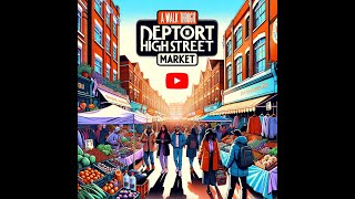 Deptford High Street Market A Vibrant Winter Stroll  London Walks [upl. by Erapsag]