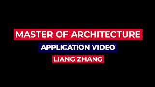 RMIT Master of Architecture Application Video [upl. by Fong615]