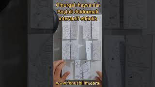 5Sınıf Omurgalı Hayvanlar Boşluk doldurmalı İnteraktif etkinlik fenusbilim [upl. by Tarr]