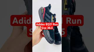 Adidas Womens EQ21 Run Black Shoes Size 385  GV9937 adidas eq21 prelovedtreasures usedshoes [upl. by Inaffets]