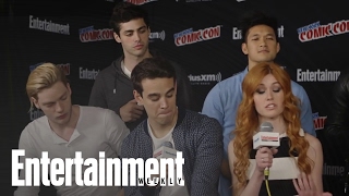 Shadowhunters Cast Talks Series Jace amp Clarys Relationship amp The Book  Entertainment Weekly [upl. by Bradski]