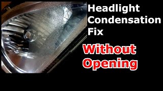 Car headlight condensation easy fix  DIY leakage test and fix  Car Headlight Fog Fix [upl. by Gillespie]