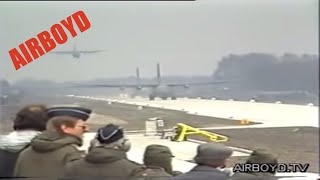 C160 amp C130 Lands On Highway Airfield [upl. by Hatfield]