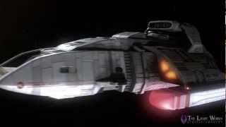 Runabout Flyby with DS9 [upl. by Lepley805]