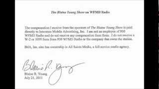 Stuff Blaine Young Says WFMD Ratings week  Wheres Blaine [upl. by Nylleoj428]