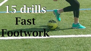 Soccer ball mastery workout real time fast feet [upl. by Nwad]