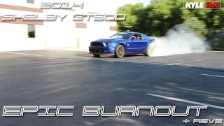 2014 GT500 Burnout  Exhaust Revs [upl. by Mckale198]