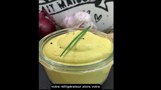 Recette Facile de Mayonnaise Allégée aux Œufs Durs en 1 Minute [upl. by Kling]