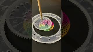 Spirograph geometric pattern geometricdesigns satisfyingvideo geometricpatterns spirographasmr [upl. by Ohcamac101]