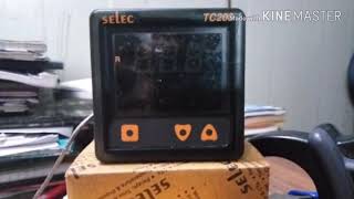 Selec TC 203 temp controller parameter setting [upl. by Suoicerpal379]