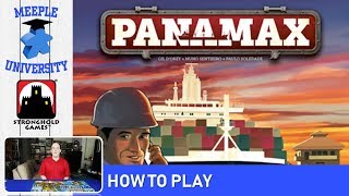 Panamax Board Game – How to Play CONCISE rule easy to understand drop the rulebook [upl. by Neibart528]