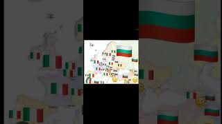 Bulgaria vs italy most liked Europe [upl. by Gabbi257]