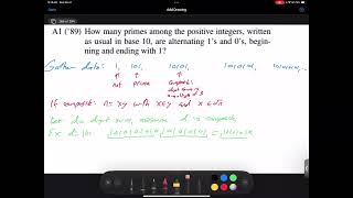 Math331Fa24 Lec26 PutnamA1 II [upl. by Suollecram845]