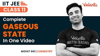 Gaseous State Class 11  One Shot  JEE 2024  IIT JEE  Mohit Ryan JEEVedantu ​ [upl. by Sadonia]