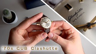 VINTAGE German Elegance  1970s GUB Glashütte [upl. by Ereveniug]